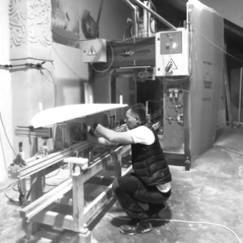 maquina de preshape surf